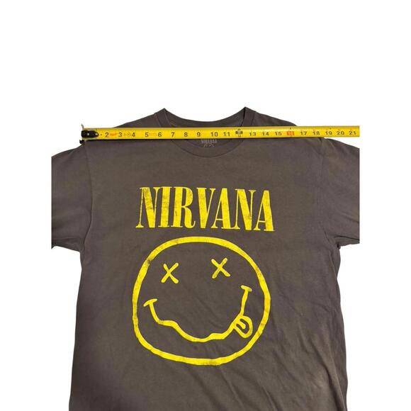 NIRVANA Men's Tshirt Tee Shirt Medium Vintage Look Medium - Picture 5 of 7